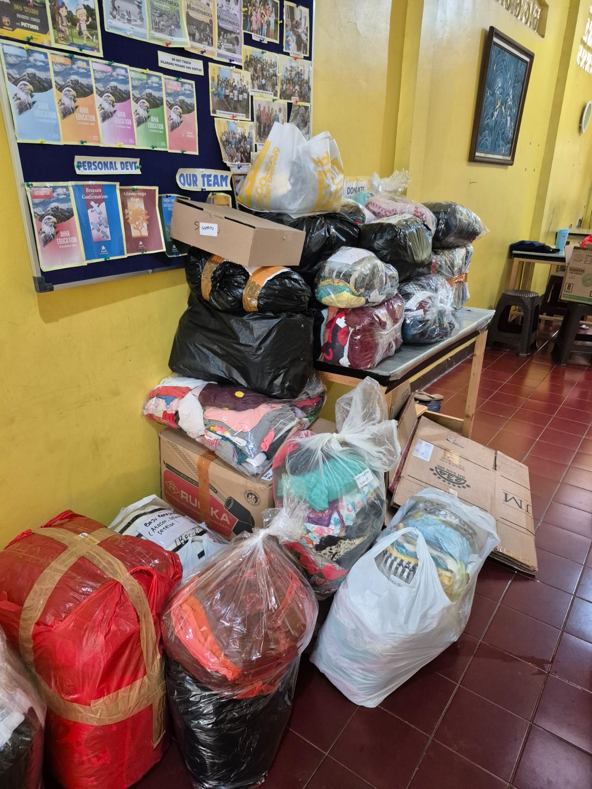 Donation drive for Banjir Sumatra